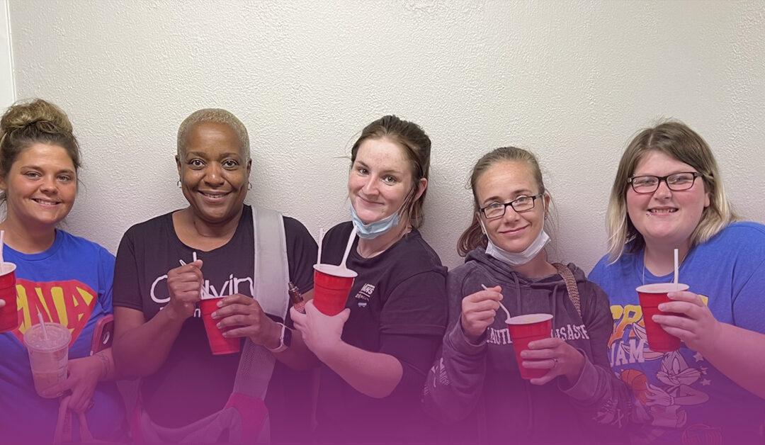 Group of healthcare workers